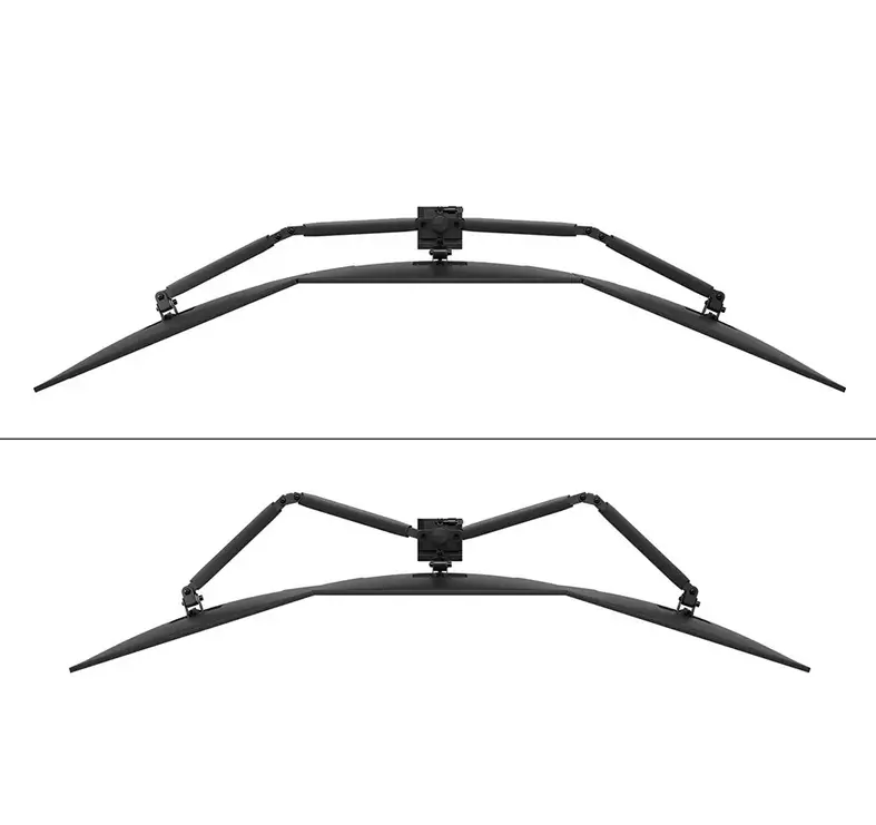 Βάση, Neomounts Nero Triple Flat Screen Desk Mount (θήκη κινητού + σφιγκτήρας Quick-fix/δακτύλιος καλωδίων) - image 8