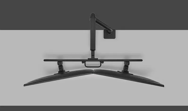 Стойка, Neomounts Next One Desk Mount, double display crossbar (topfix clamp/grommet) - image 4