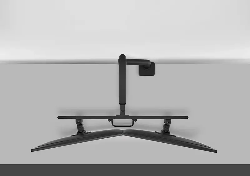 Стойка, Neomounts Next One Desk Mount, double display crossbar (topfix clamp/grommet) - image 5