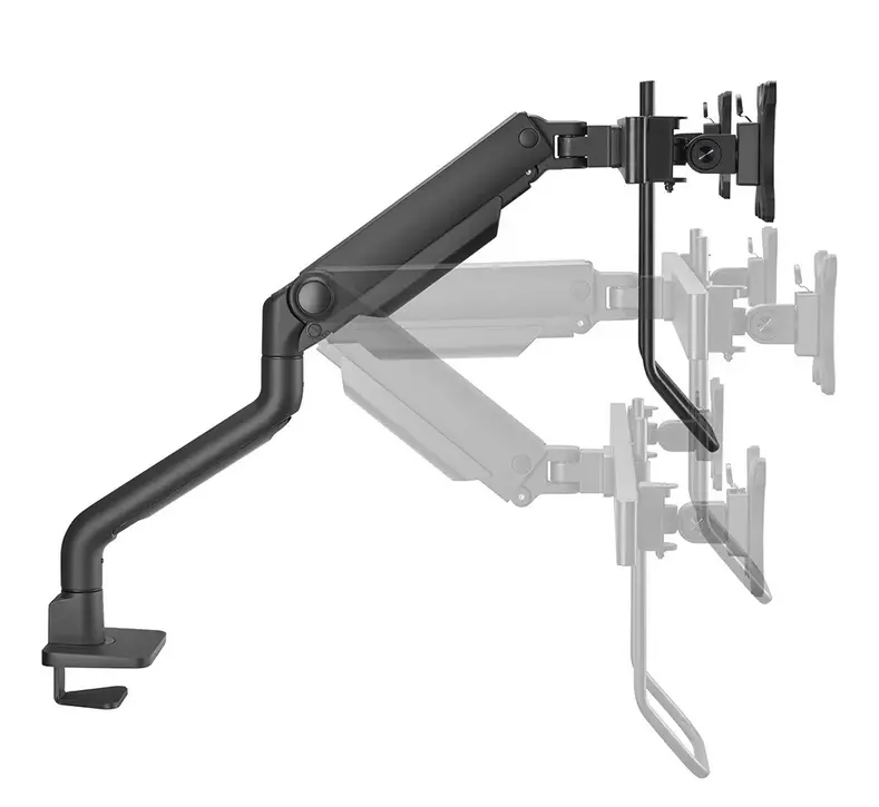 Стойка, Neomounts Next One Desk Mount, double display crossbar (topfix clamp/grommet) - image 6