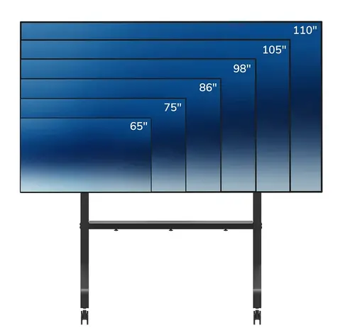Стойка, Neomounts Move Go XL Mobile Floor Stand (fast install, height adjustable) - image 2