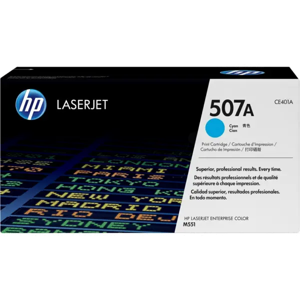 КАСЕТА ЗА HP Color Laserjet Enterprise 500 M551 - Cyan - /507A/ - PN CE401A