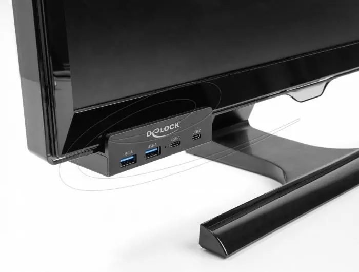 Delock USB Хъб, 4 порта, 5 Gbps, 2 x USB-A, 2 x USB-C - image 3