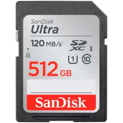 SANDISK Ultra 512GB SDXC Memory Card 150MB/s