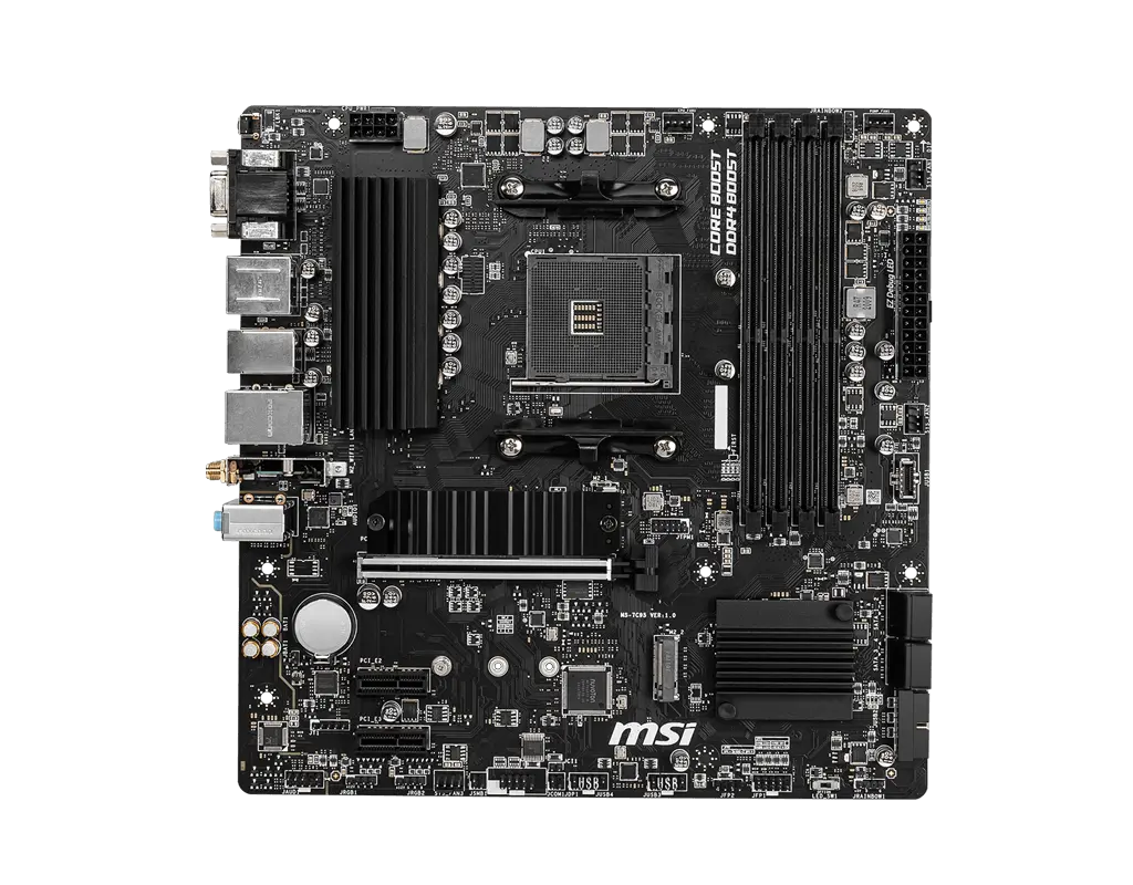Дънна платка, MSI B550M PRO-VDH WIFI /AM4 - image 1