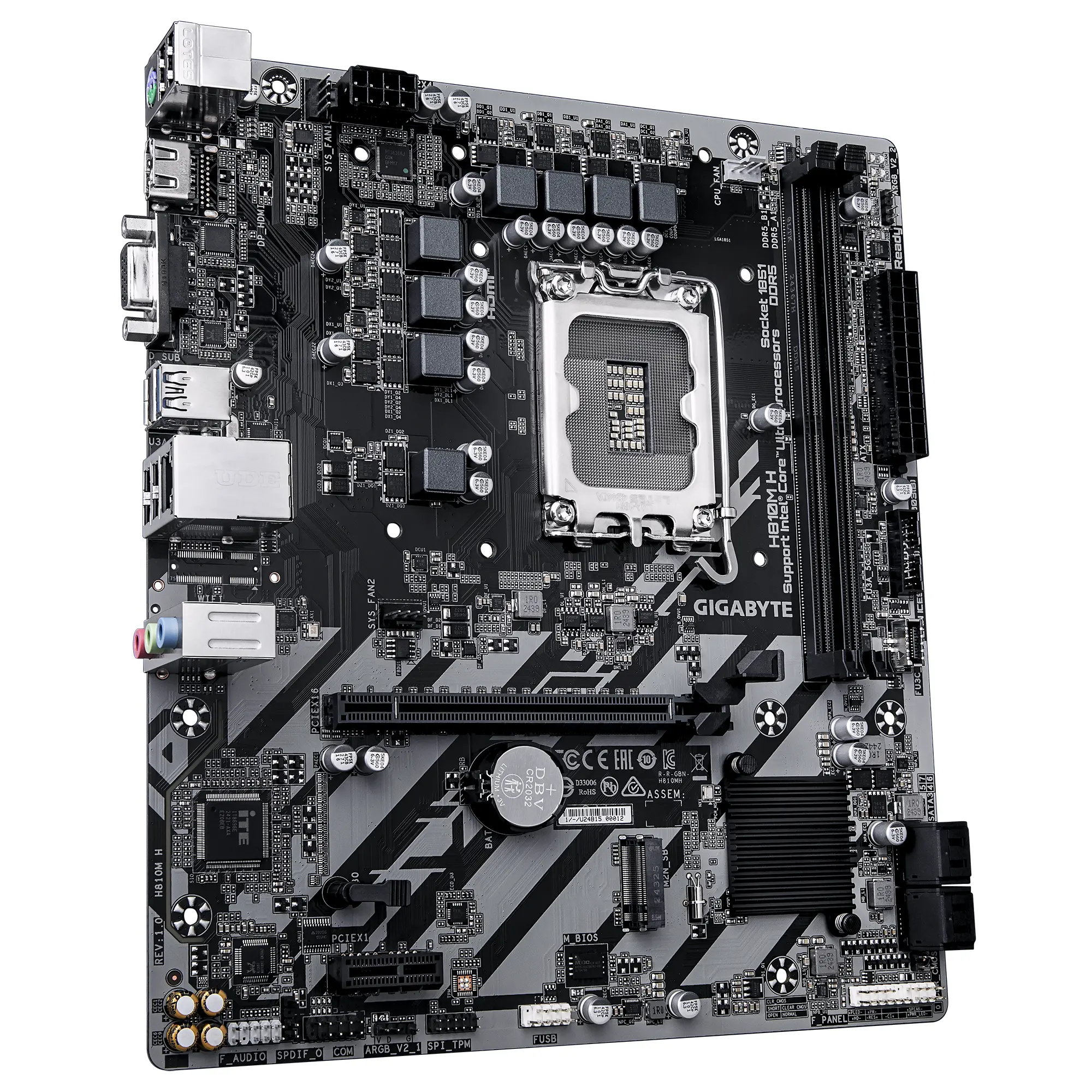 Дънна платка GIGABYTE H810M H, LGA 1851 - image 1