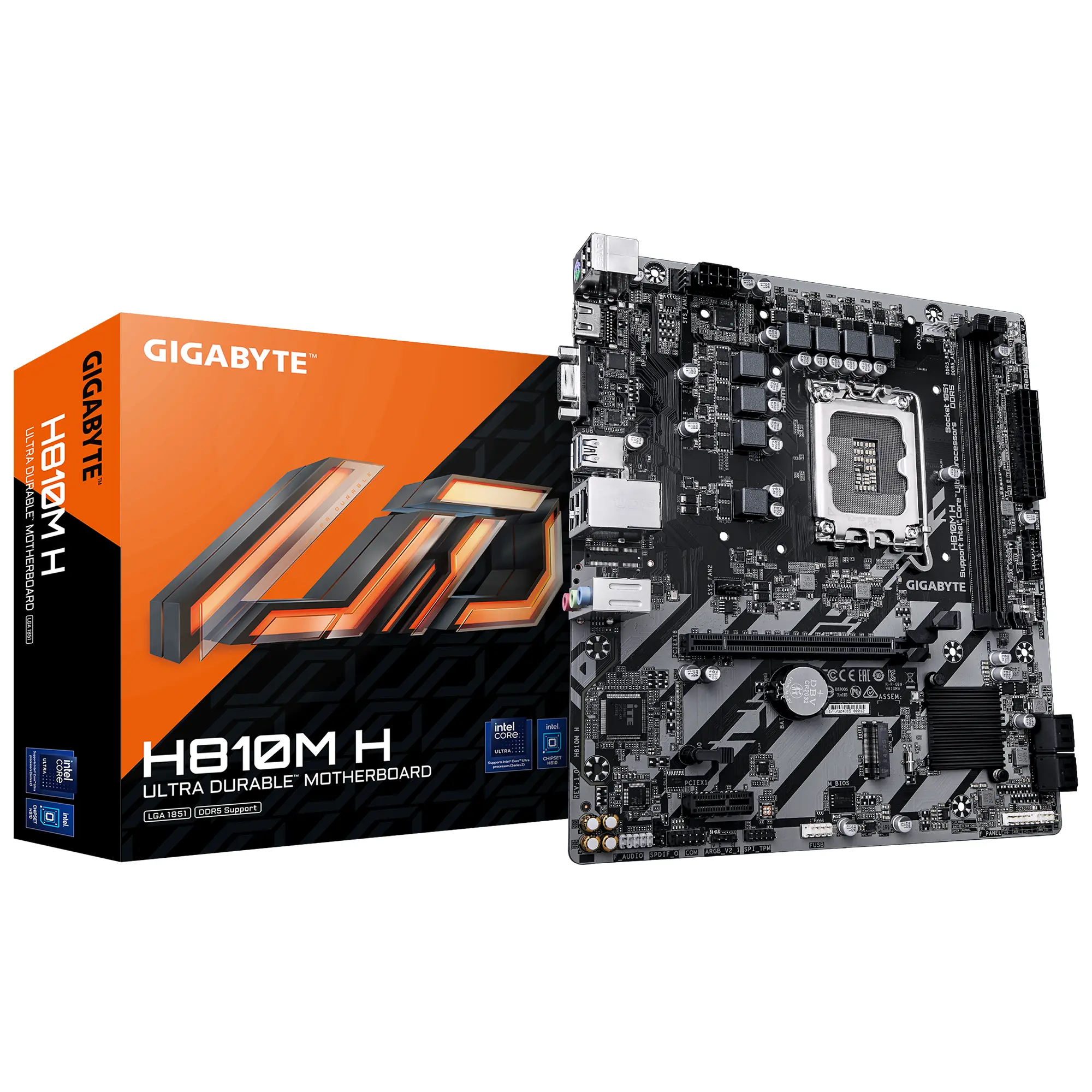 Дънна платка GIGABYTE H810M H, LGA 1851 - image 3