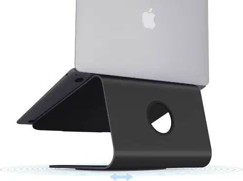 Поставка за лаптоп Rain Design mStand360 with Swivel Base - Black - image 1