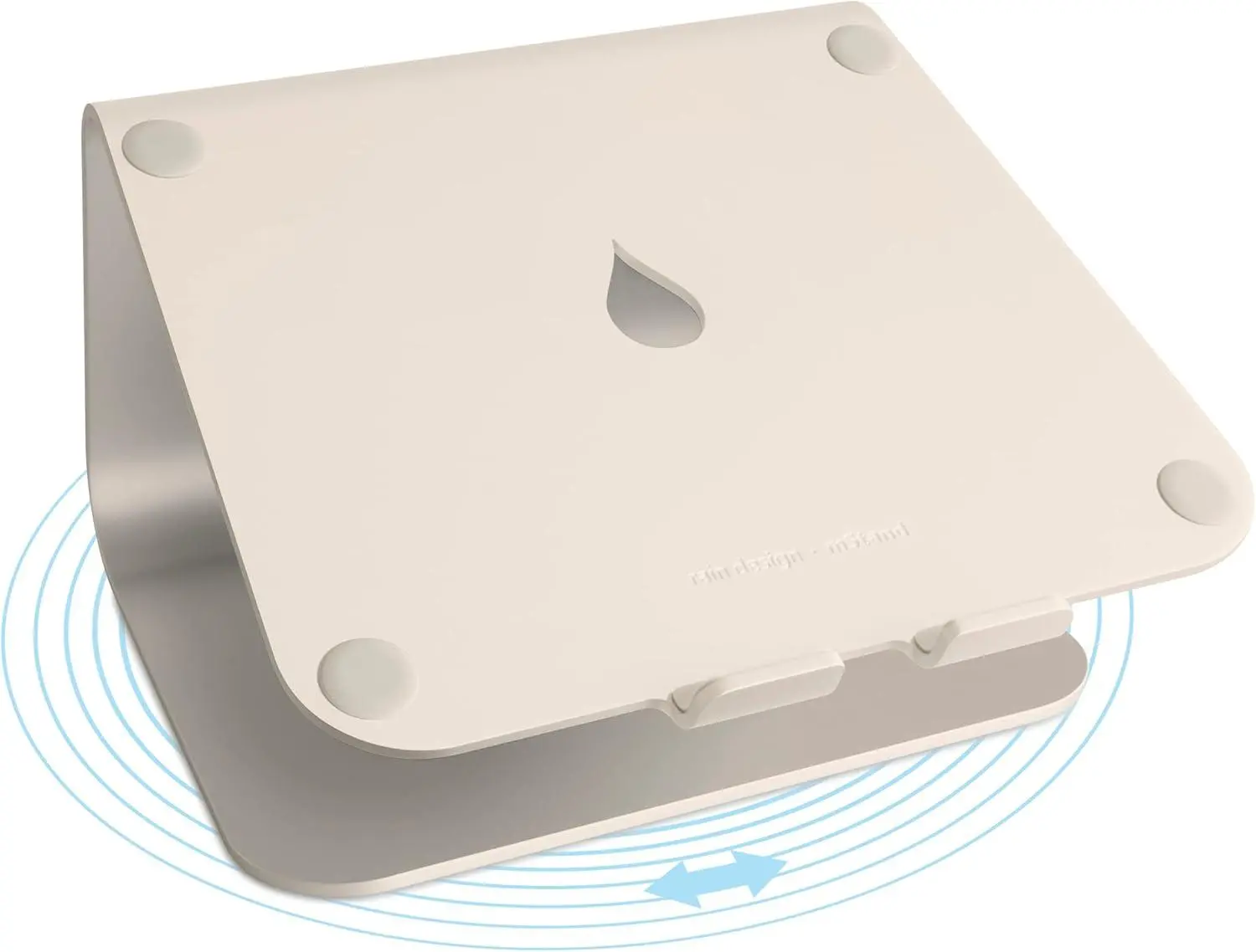 Suport pentru laptop Rain Design mStand360 cu bază rotativă - Starlight