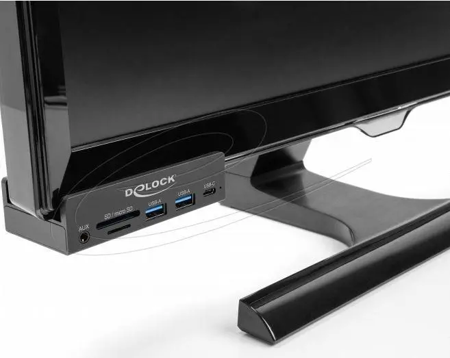 Външен USB Хъб, 3-порта, 5 Gbps, 2 x USB-A, 1 x USB-C, четец на карти с 2 слота - image 3