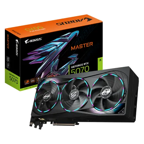 Видео карта GIGABYTE AORUS RTX 5070 MASTER 12GB GDDR7 - image 8
