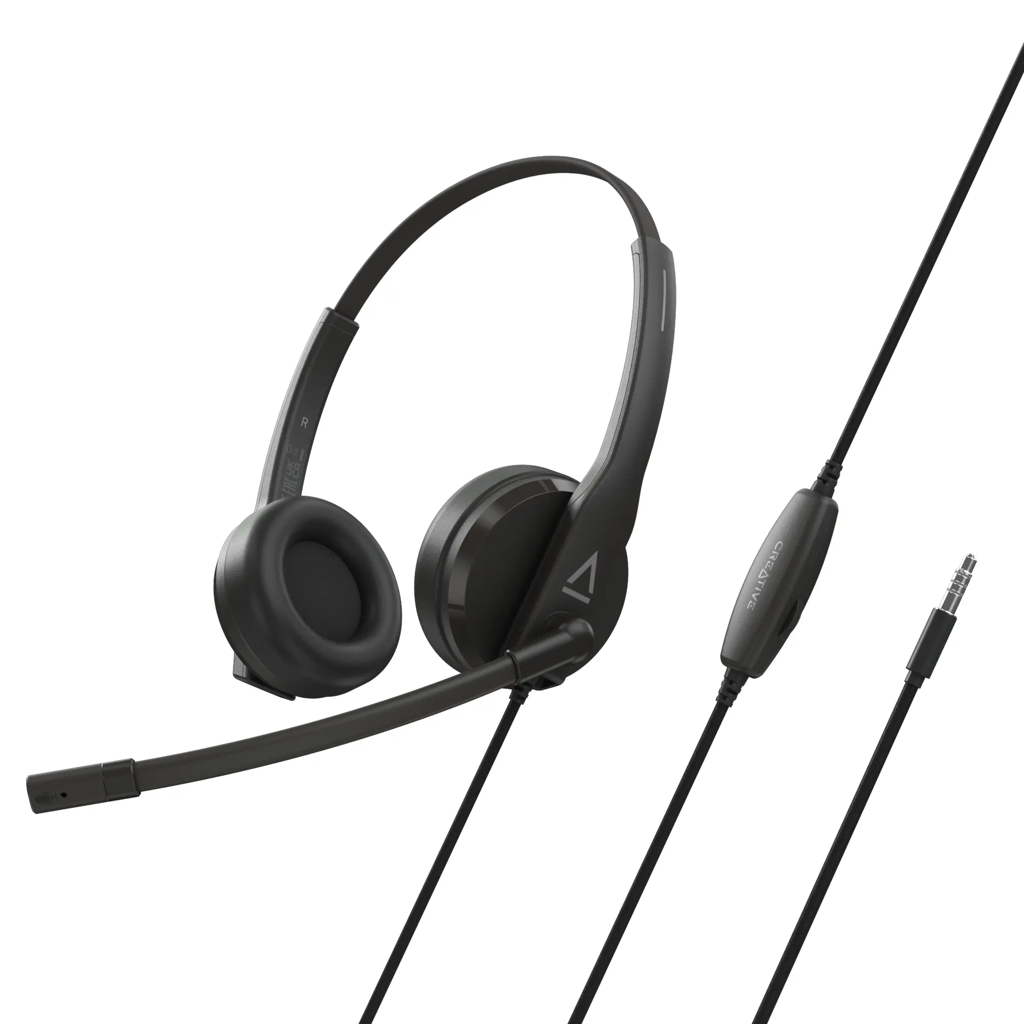 Ακουστικά με μικρόφωνο Creative HS-230 - Προσαρμογέας USB