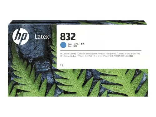 HP 832 1L Cyan Latex Ink Cartridge - image 2