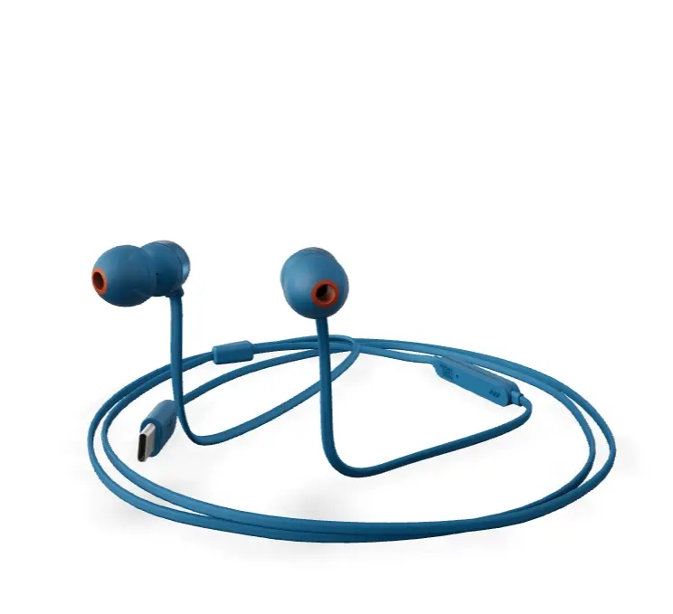 Слушалки, JBL T310C BLU USB-C In-ear headphones - image 1