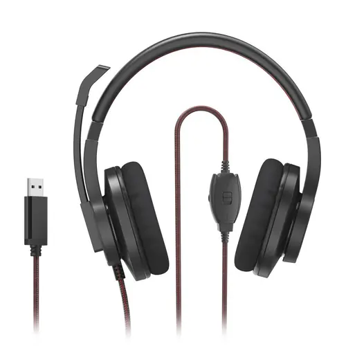 HAMA Слушалки с микрофон HS-USB400 V2, черно - image 2