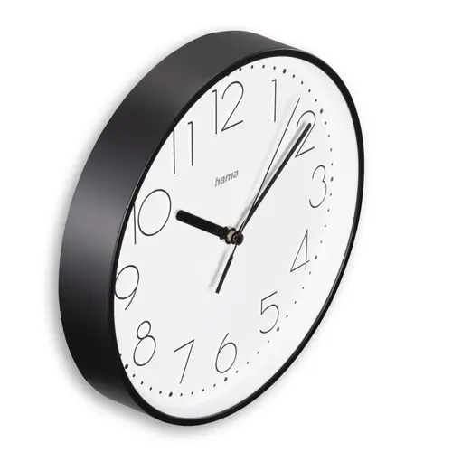 HAMA Ceas de perete "Salina", silențios Ø 22 cm, negru - 2