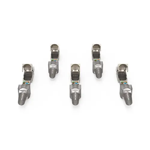 HAMA Σετ συνδέσμων δικτύου, CAT 6a, 10 Gbit/s, θωρακισμένοι, εγκατάσταση χωρίς εργαλεία, 5 τεμ - 3