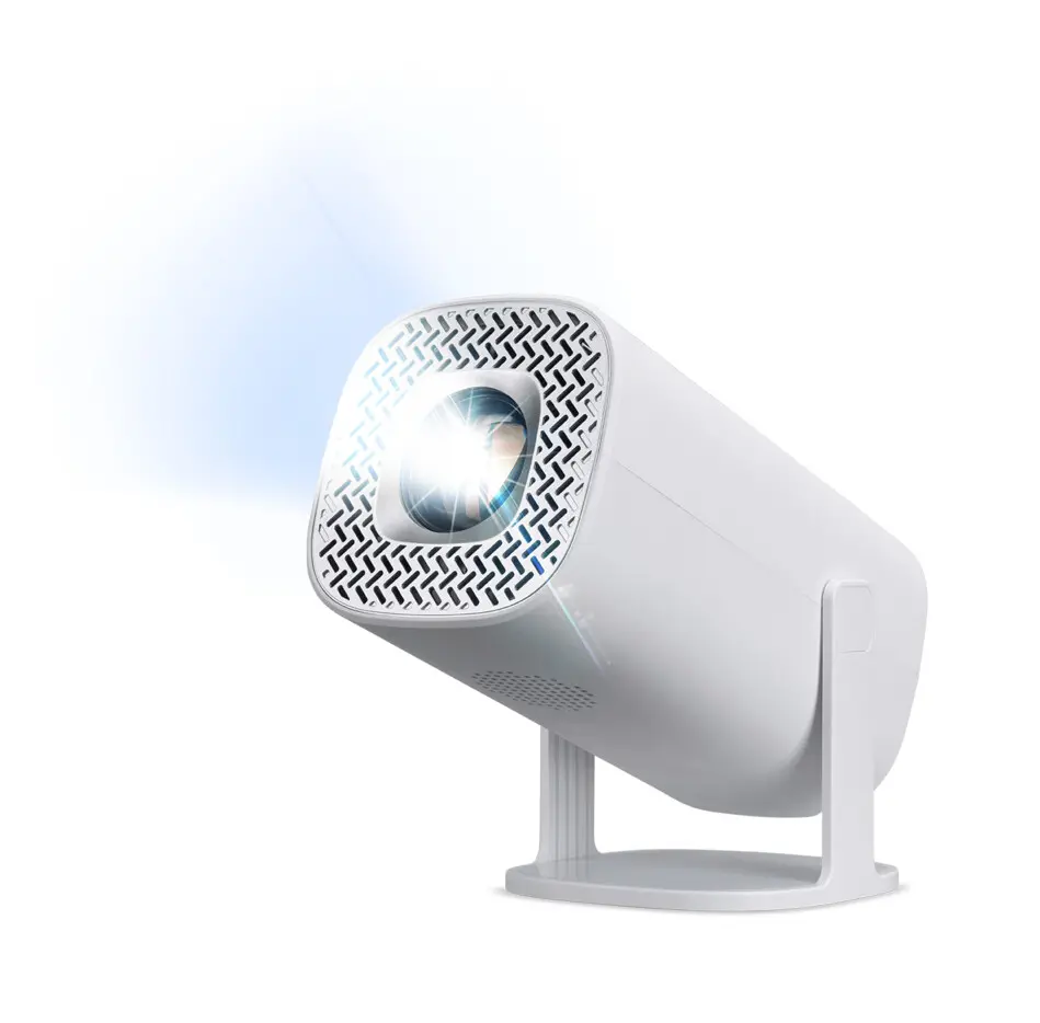 Мултимедиен проектор, AOPEN QH15s (powered by Acer), portable, LCD, HD (1280x720), 6500 LED Lumens, (180 ANSI), 1 000:1, 1x, HDMI 1.4, DC Out (5V/0.5A), USB (Type A), Micro SD, Smart PJ, BT Wireless Audio (V 5.4, BT Out), PC Audio, Speaker 3W, Wifi, 0.62Kg, 2Y, White