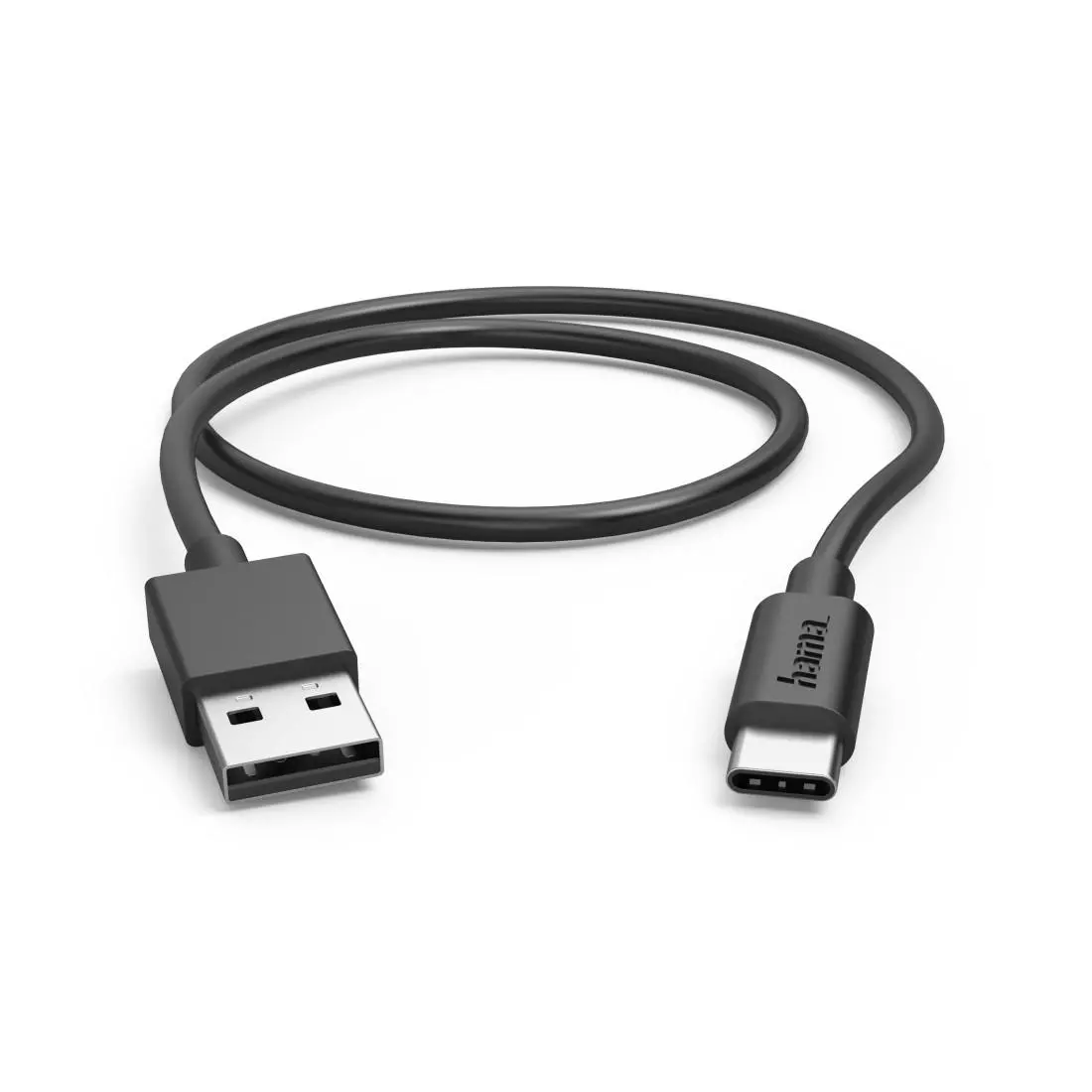 HAMA Кабел USB-C - USB А, 0,5 м, 480Мbit/ 3А, черен