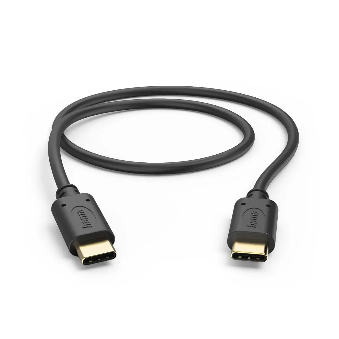 HAMA Καλώδιο φόρτισης, USB-C - USB-C, 0,5 μ, μαύρο