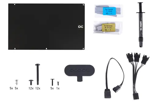 Bloc de apă cu radiator pentru placă video Alphacool Eiswolf 2 AIO - 360mm RTX 4090 Reference cu Backplate - 5