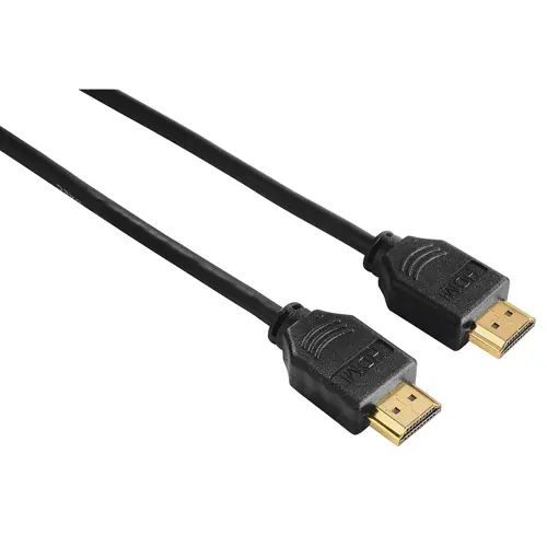 HAMA Cablu HDMI-HDMI, 10Gbit/s, 1,5 m, 1080p, Ethernet, placat cu aur, bulk - 1