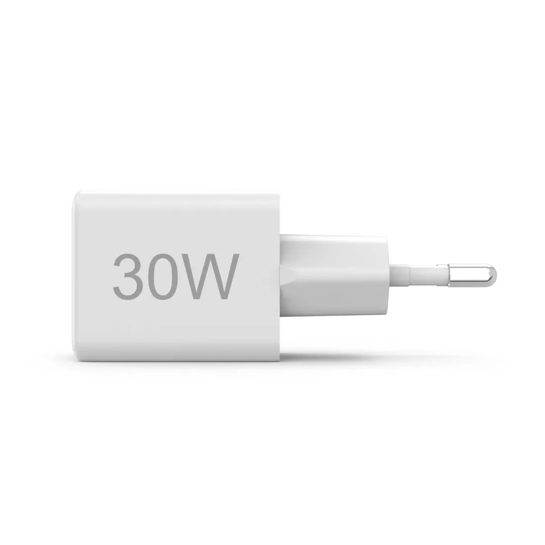 HAMA Бързо мини Gan зарядно, 30 W, 1x USB-C, 1x USB-A, PD, бял - image 5