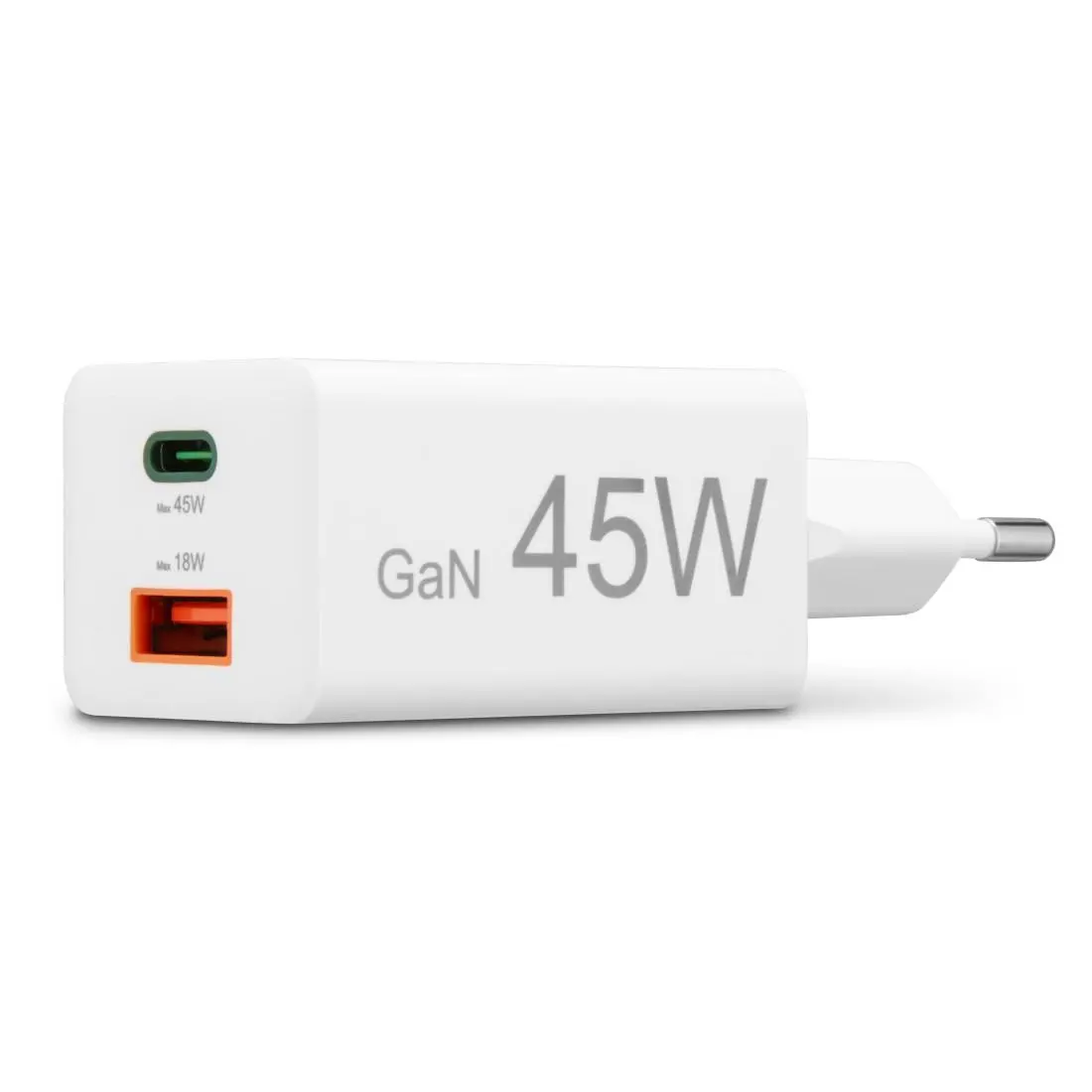 HAMA Бързо мини зарядно, 45 W, 1x USB-C - 1x USB-A, PD, бяло - image 11