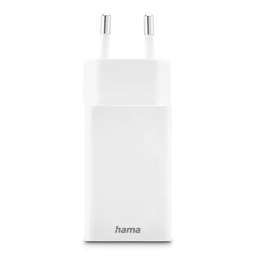 HAMA Mini încărcător rapid, 45 W, 1x USB-C - 1x USB-A, PD, alb - 4