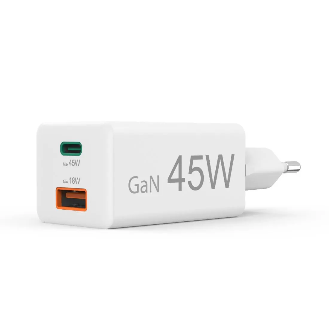 HAMA Бързо мини зарядно, 45 W, 1x USB-C - 1x USB-A, PD, бяло - image 6