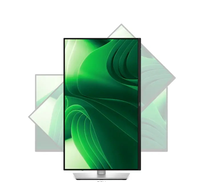 Монитор, Dell P2425D, 23.8" WQHD LED, IPS Anti-Glare, 5ms, 100 Hz, 1500:1, 350 cd/m2, 2560x1440, 99% sRGB, USB-C, 3x USB 5Gbps Type-A, HDMI, Display Port, Height Adjustable, Pivot, Swivel, Tilt, Black - image 8