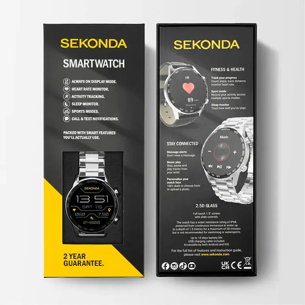 Мъжки смарт часовник Sekonda Active Plus - S-30177.00 - image 7