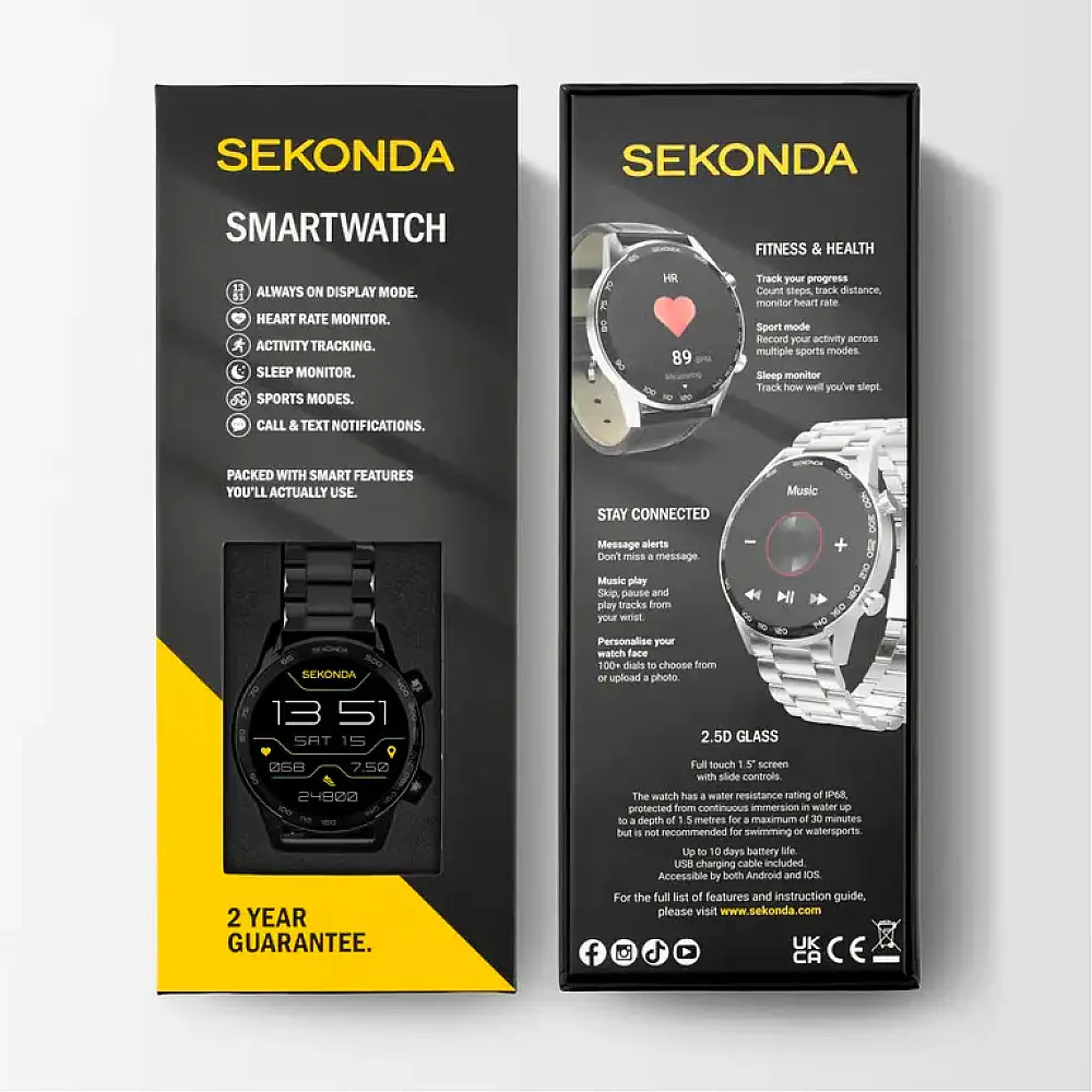 Мъжки смарт часовник Sekonda Active Plus - S-30226.00 - image 6