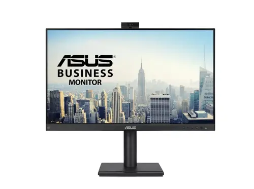 Монитор, Asus BE279QFK Video Conferencing Monitor ,27", Full HD, IPS, 100Hz, Frameless, Full HD Webcam, Mic Array, Stereo Speakers, Height Adjustable, Ergonomic Design, HDMI, Eye Care, Low Blue Light, Flicker Free, Wall Mountable, Sustainability,Black - image 1
