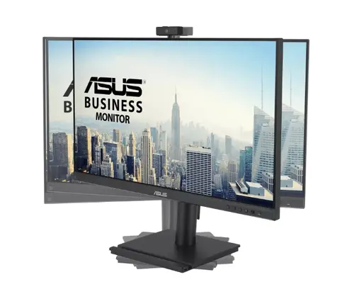 Монитор, Asus BE279QFK Video Conferencing Monitor ,27", Full HD, IPS, 100Hz, Frameless, Full HD Webcam, Mic Array, Stereo Speakers, Height Adjustable, Ergonomic Design, HDMI, Eye Care, Low Blue Light, Flicker Free, Wall Mountable, Sustainability,Black - image 6