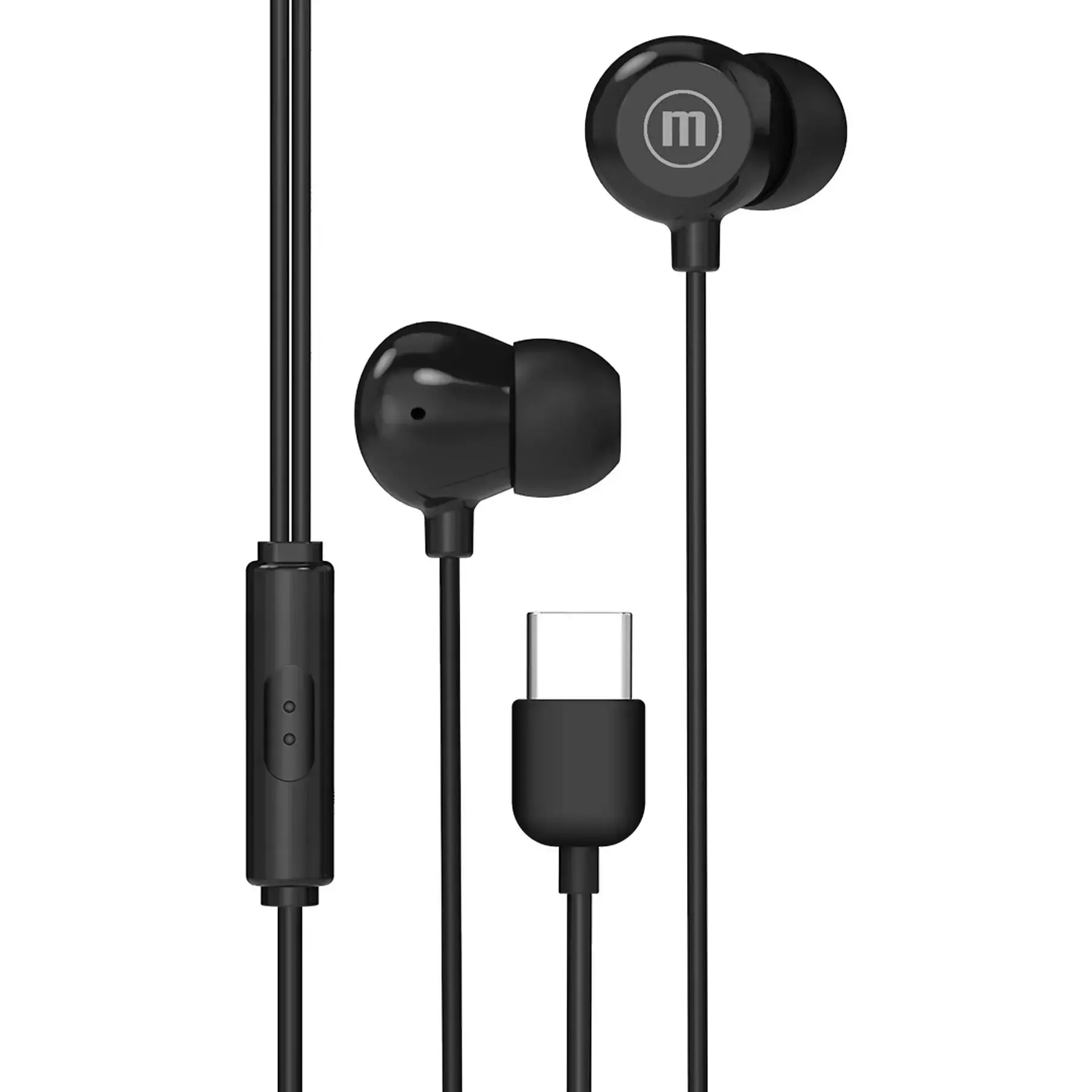 Слушалки тапи с микрофон MAXELL IN-BAX, USB-C - image 1