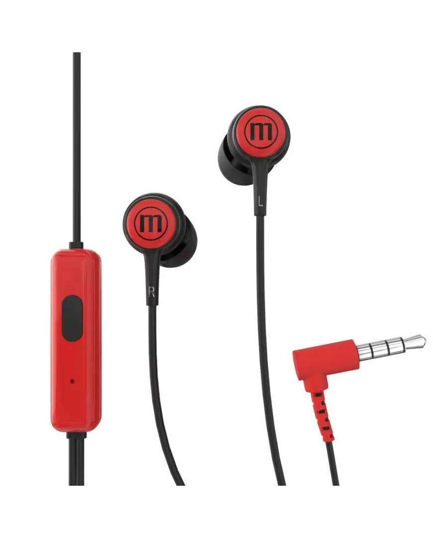 Слушалки тапи с микрофон MAXELL IN-TIPS RED - image 1