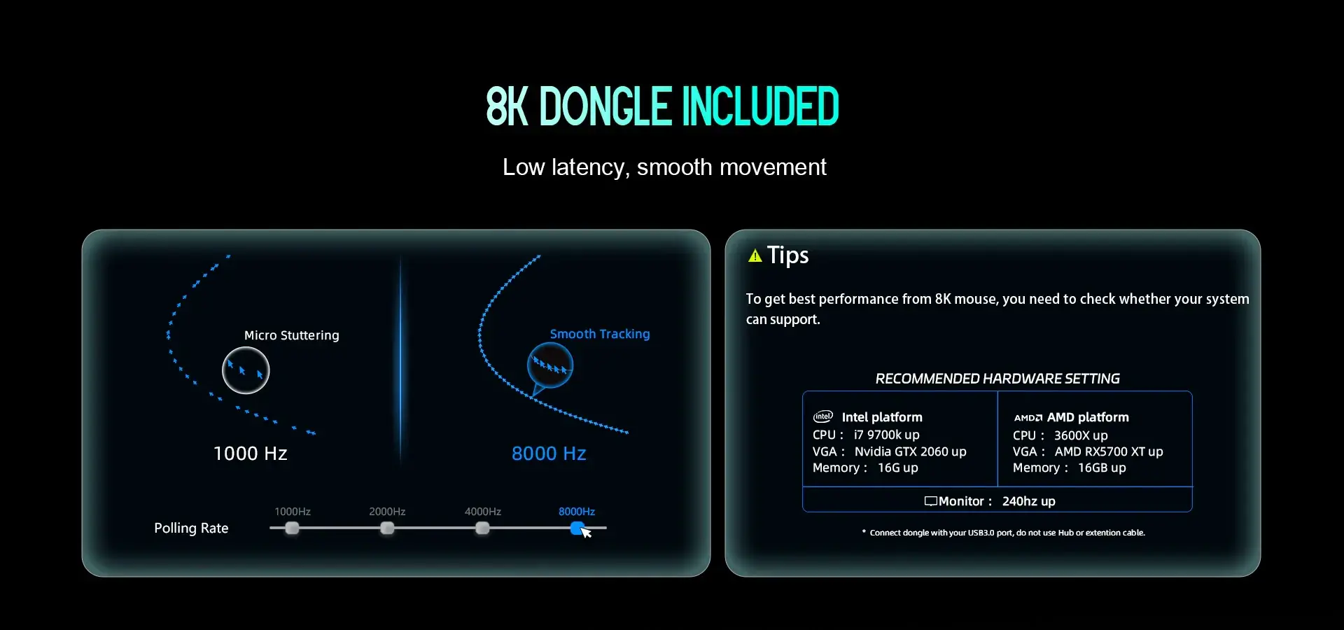 Lamzu професионална геймърска мишка MAYA X 8K - Wireless Gaming Mouse - Aimlabs Edition - image 10