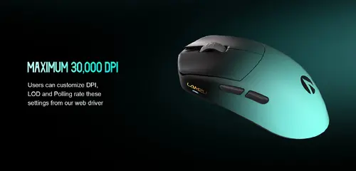 Lamzu професионална геймърска мишка MAYA X 8K - Wireless Gaming Mouse - Aimlabs Edition - image 13