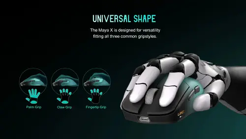 Lamzu професионална геймърска мишка MAYA X 8K - Wireless Gaming Mouse - Aimlabs Edition - image 18