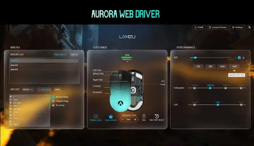 Lamzu професионална геймърска мишка MAYA X 8K - Wireless Gaming Mouse - Aimlabs Edition - image 8