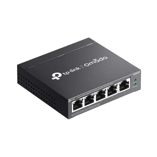 Omada 5-Port Gigabit Easy Managed Switch with 4-Port PoE+ 4× Gigabit PoE+ Ports, 1× Gigabit Non-PoE Ports 802.3at/af, 65 W PoE Power, Desktop Steel Case and Fanless Integration with Omada SDN Controller - image 3