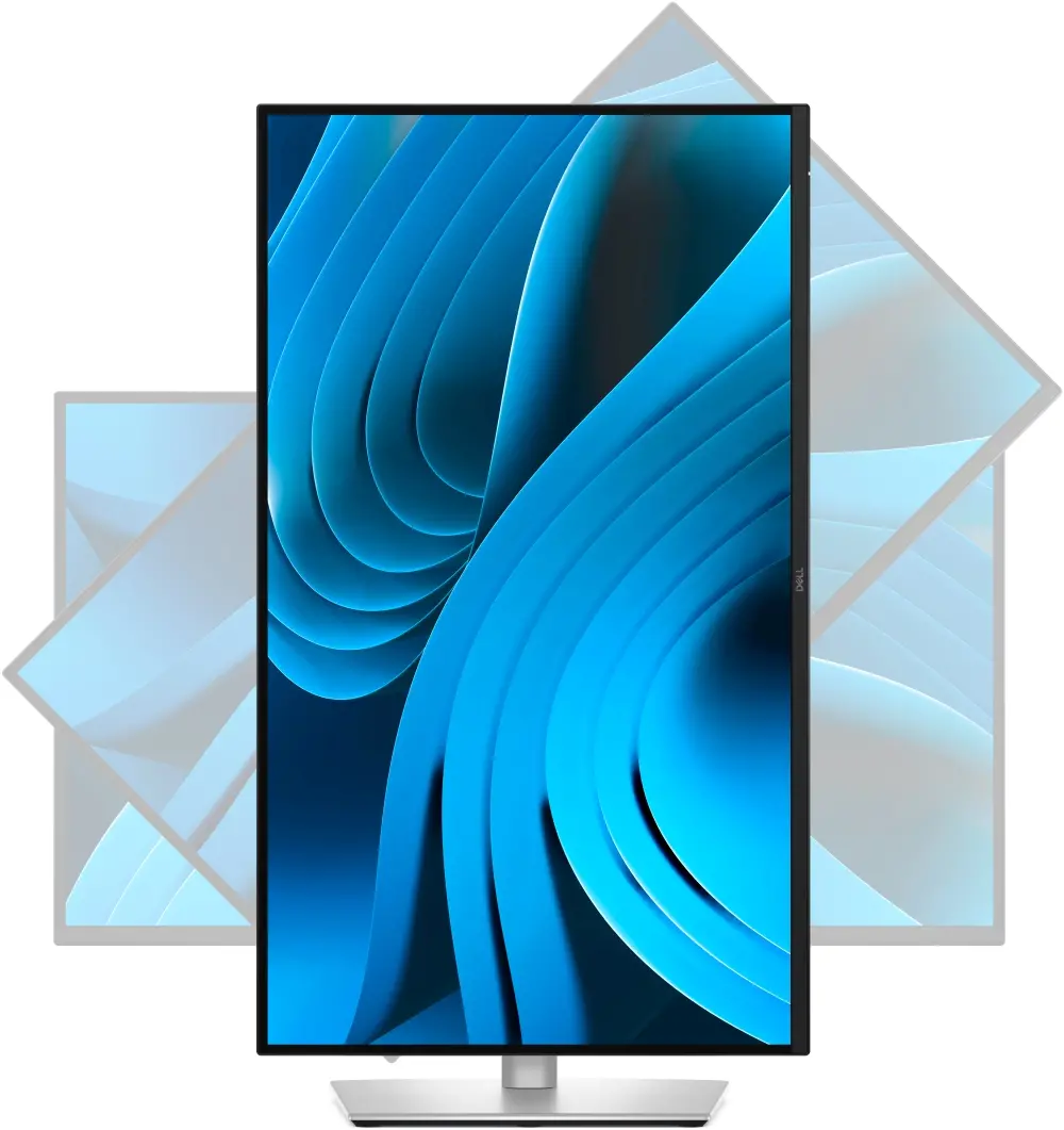 Монитор, Dell P2725DE, 27" WQHD LED, IPS Anti-Glare, 5ms, 100 Hz, 1500:1, 350 cd/m2, 2560x1440, 99% sRGB, USB-C Hub, 3x USB 5Gbps Type-A, HDMI, Display Port, Power Delivery 90w, RJ45, Height Adjustable, Pivot, Swivel, Tilt, Black - image 7