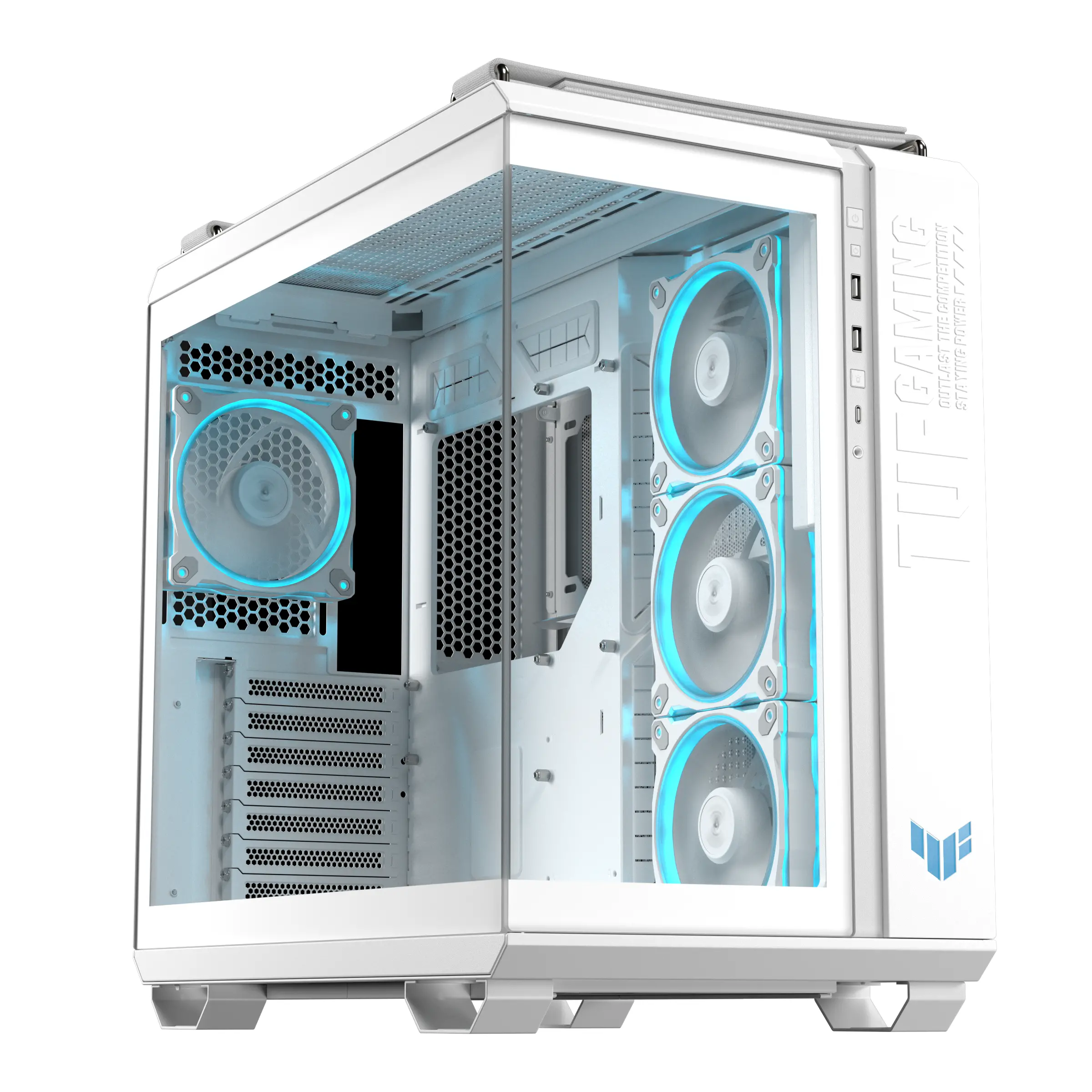 Кутия за компютър, Asus TUF Gaming GT502 Horizon TG White