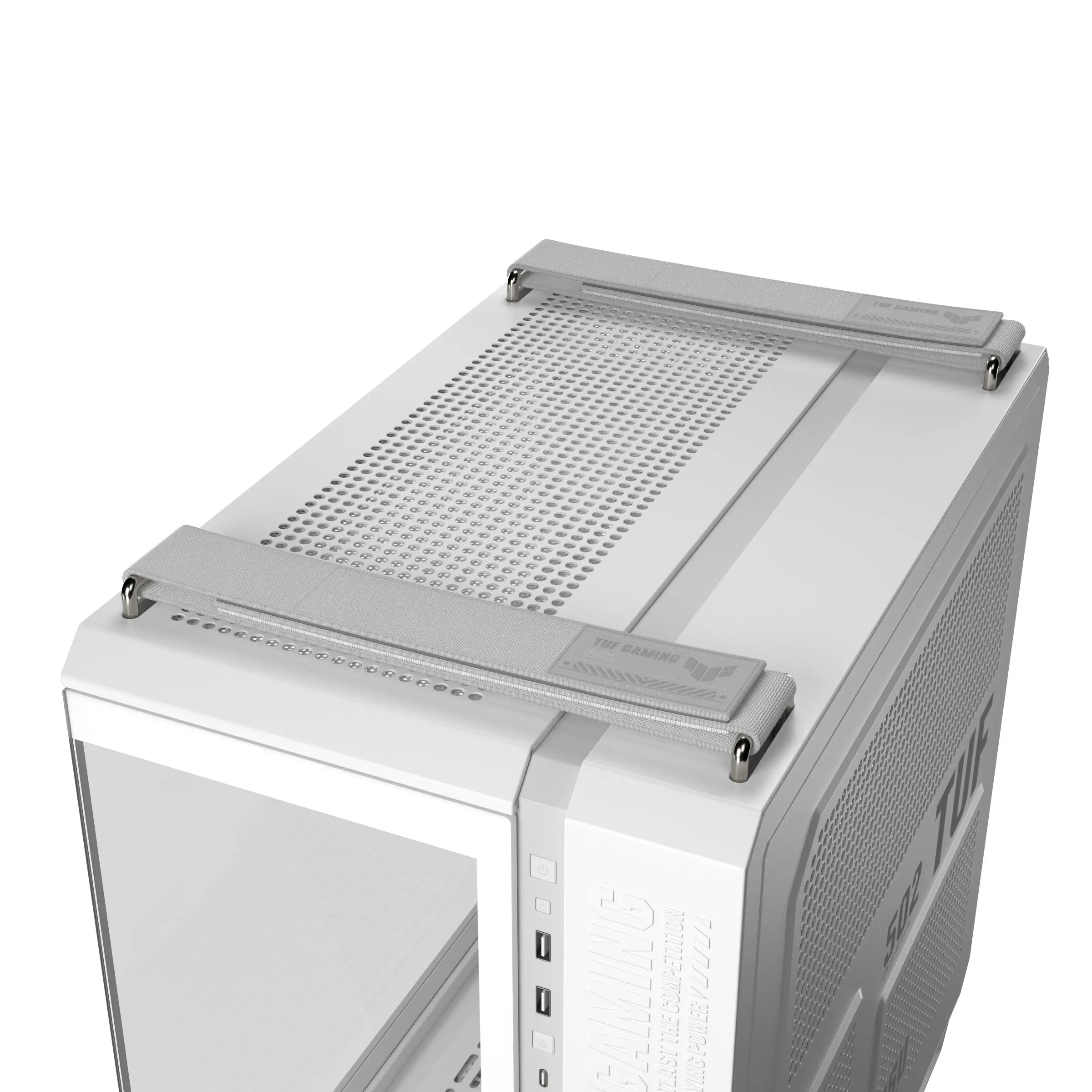 Кутия за компютър, Asus TUF Gaming GT502 Horizon TG White - image 5