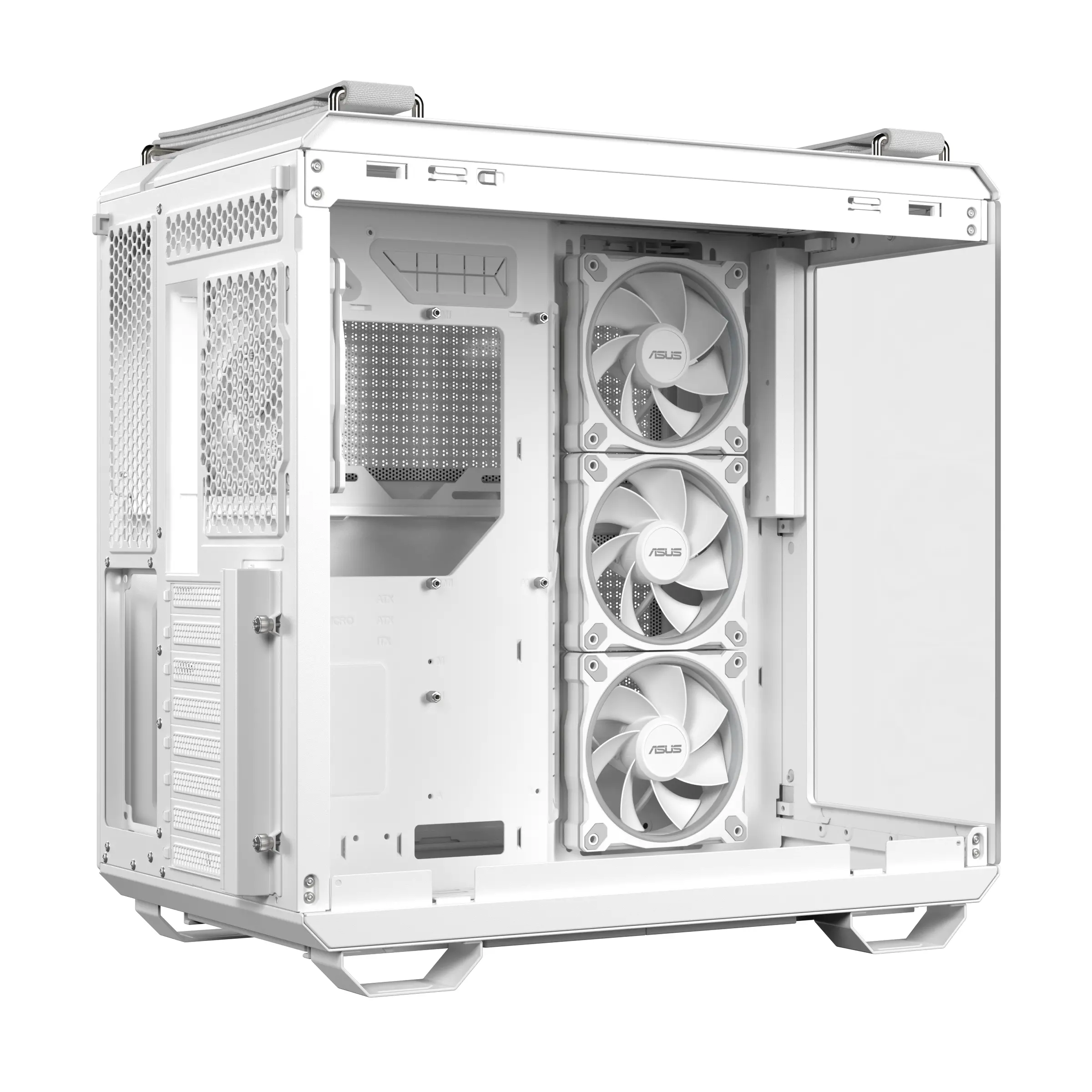 Кутия за компютър, Asus TUF Gaming GT502 Horizon TG White - image 8
