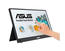 Монитор, Asus ZenScreen Touch MB16AMTR portable monitor, 16 '' FHD (1920 x 1080), IPS, 10-point touch, 250 cd/m2,Built-in Battery, Hybrid Signal Solution, Mini-HDMI, ergo kickstand, tripod socket, ASUS Flicker Free and Low Blue Light technologies, 2 x1w, Black
