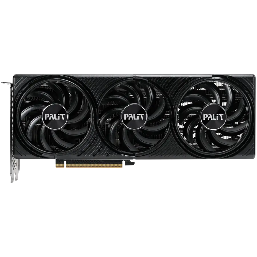 PALIT GeForce RTX 5070 Infinity 3 12GB GDDR7 192 bit, 1x HDMI 2.1b, 3x DP 2.1b, 3 Fan, 1x 16-pin pwr connector, 650W, board size 291.9 x 116.6 x 41.3 mm, NE75070019K9-GB2050S - image 1