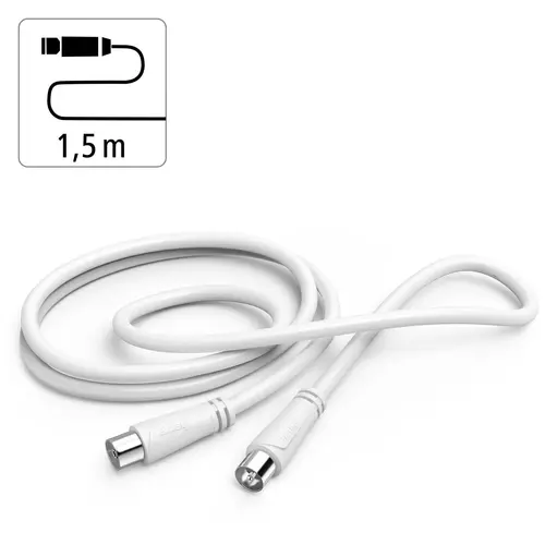 HAMA Ομοαξονικό καλώδιο κεραίας, 1,5 μ, 90 dB - 5