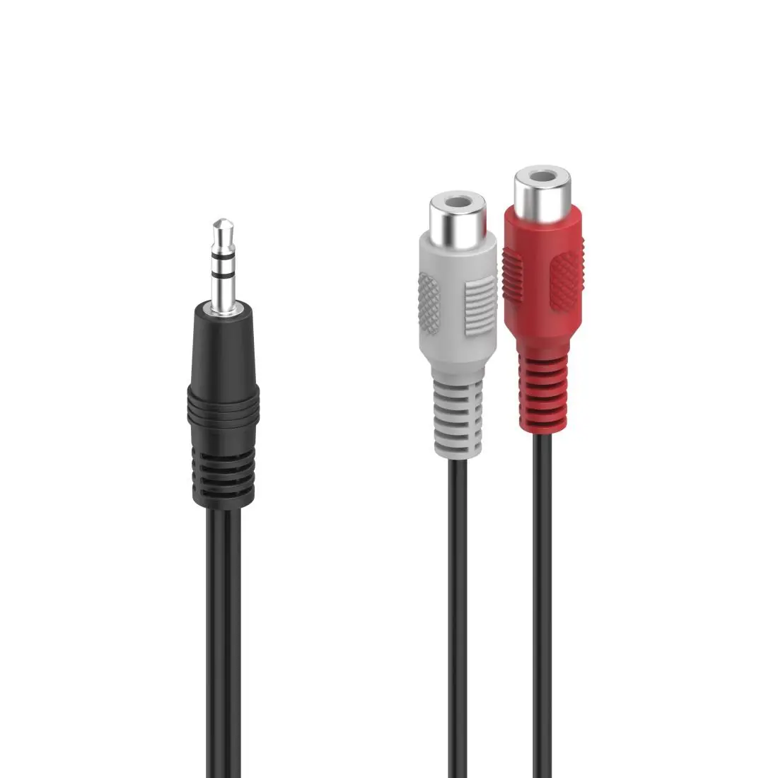 HAMA Аудио адаптер, 2 x RCA женско - 3.5 mm жак мъжко, стерео - image 1